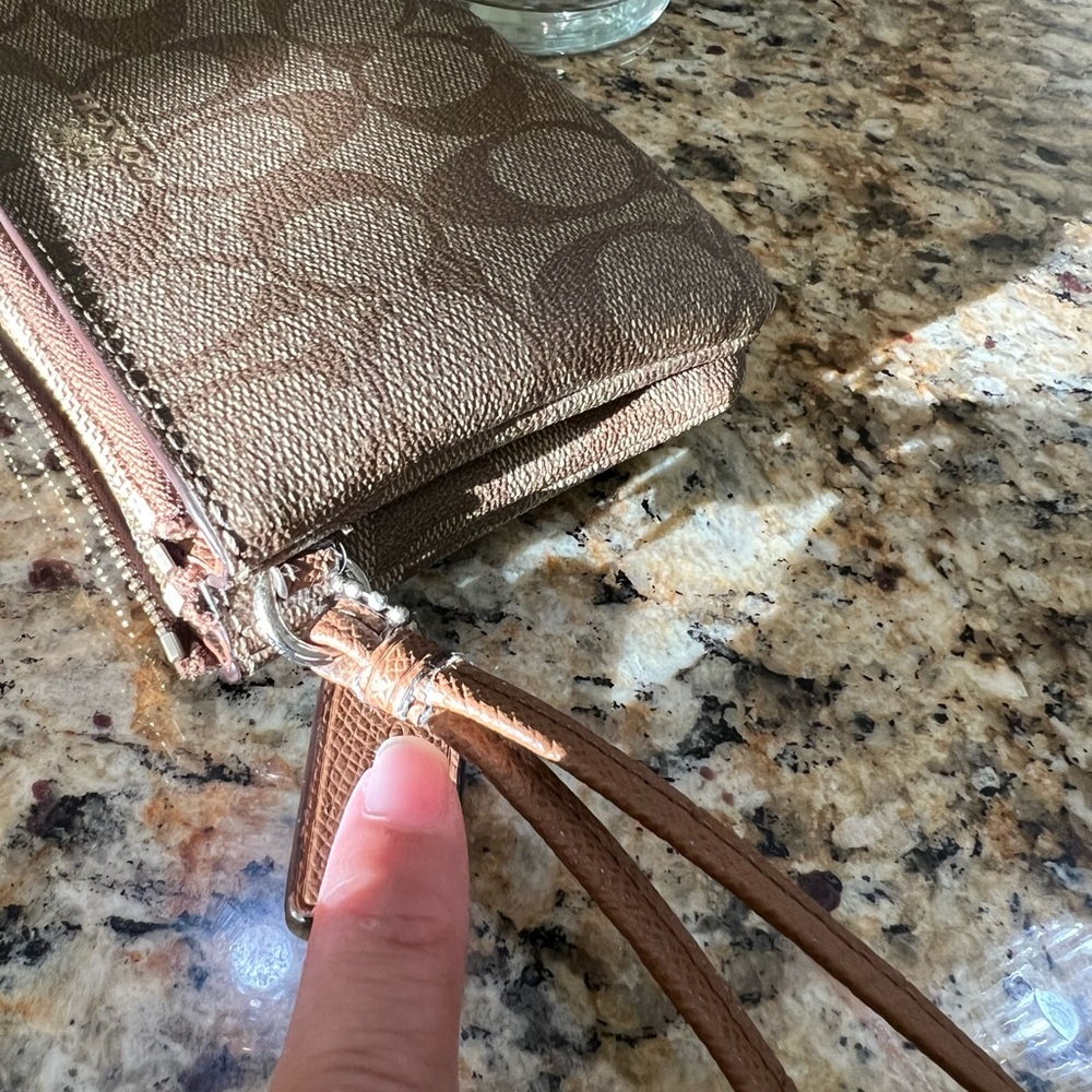 Coach Brown Wristlet - Picture 12 of 12